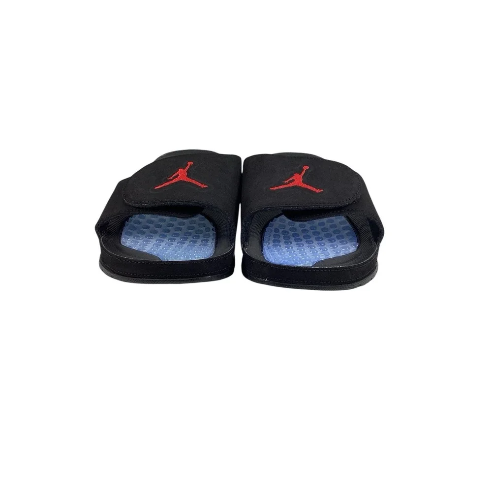 Nike Jordan Hydro 5 Retro Black/Fire Red-Silver 555501-061 Men's Size 9  No Box